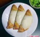 Crepes di frittata con prosciutto cotto e sottilette